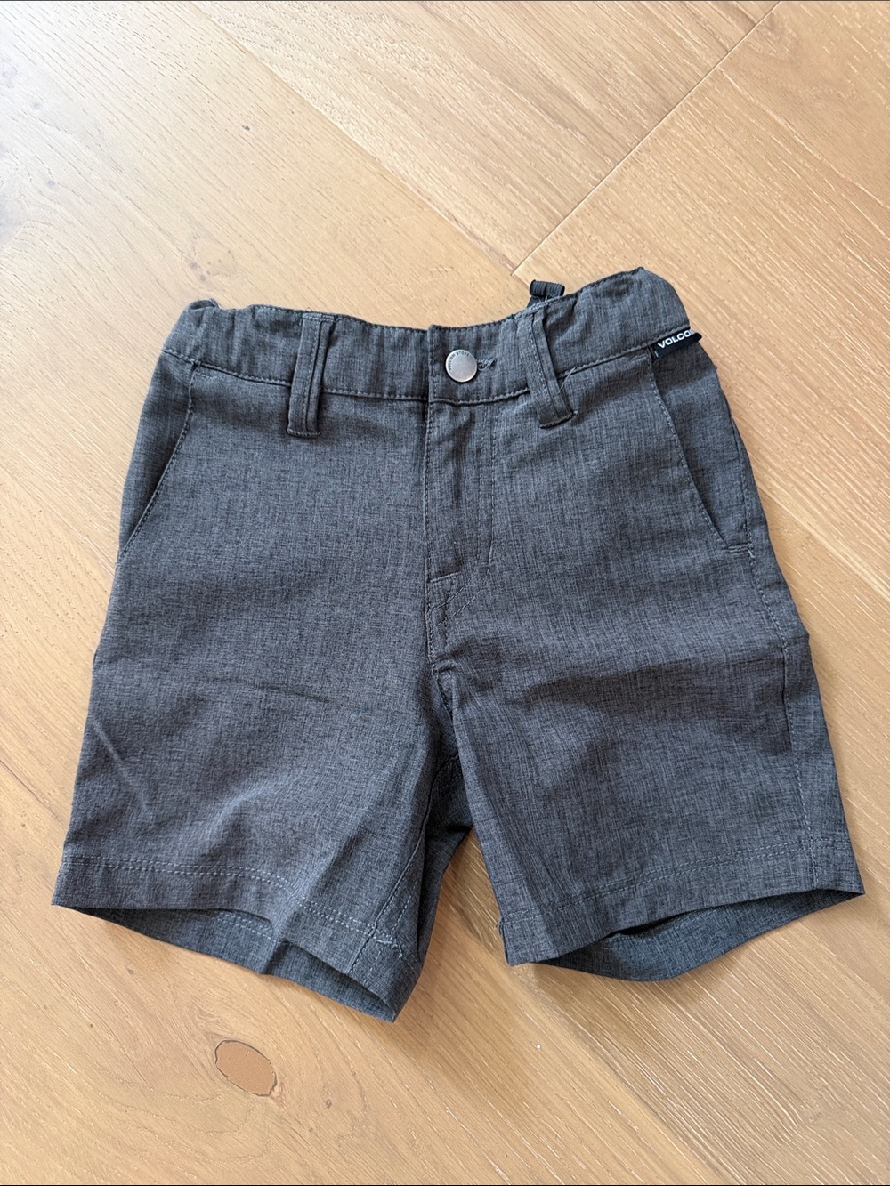 Volcom Kids Dark Gray Pull-On Shorts